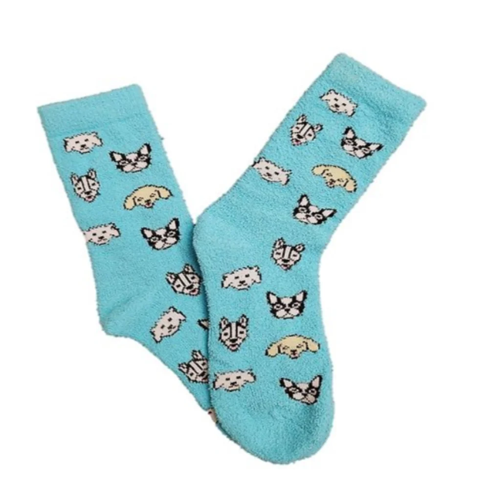 Modern expressions pawsitve vibes cozy socks NIP size 4-10 - Picture 2 of 2